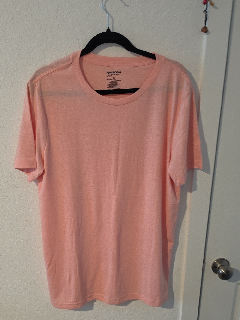 Arizona Jean Company Men’s Classic Crew Neck T‑Shirt - Light Pink